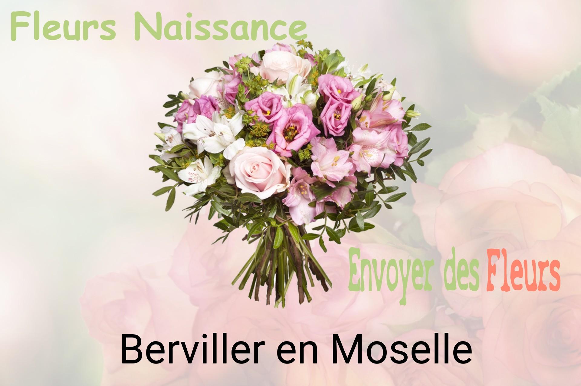 Bouquet de fleurs de naissance livré à Berviller-en-Moselle
