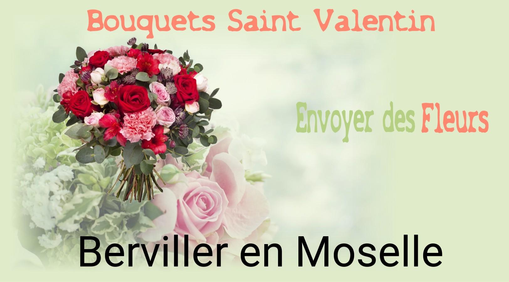 Roses de Saint-Valentin livrées à Berviller-en-Moselle